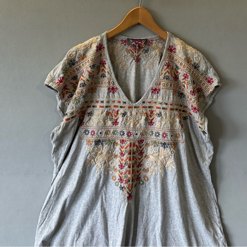 Johnny Was Embroidered Top Blouse Shirt Size 1X - Picture 2 of 8